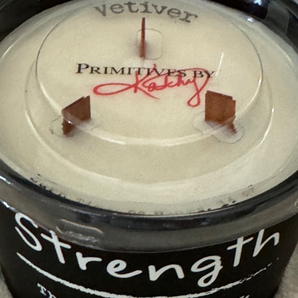 STRENGTH Lot x 2: Matte Black Glass Candle Primitives by Kathy Red Wish Bracelet - Picture 10 of 16